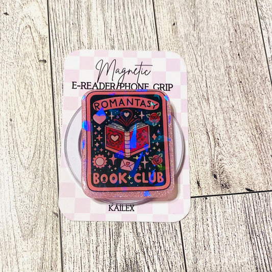Romantasy Book Club Tarot Card E-Reader, Phone Grip for all Devices Magnetic Grip - Holographic