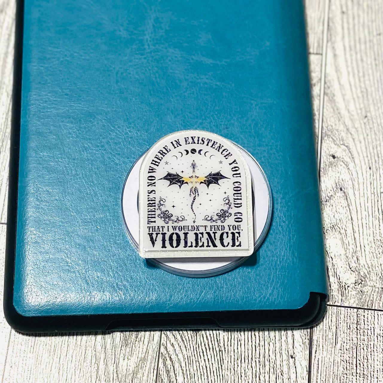 Dragon Violence E-Reader, Phone Grip for all Devices - Magnetic Grip