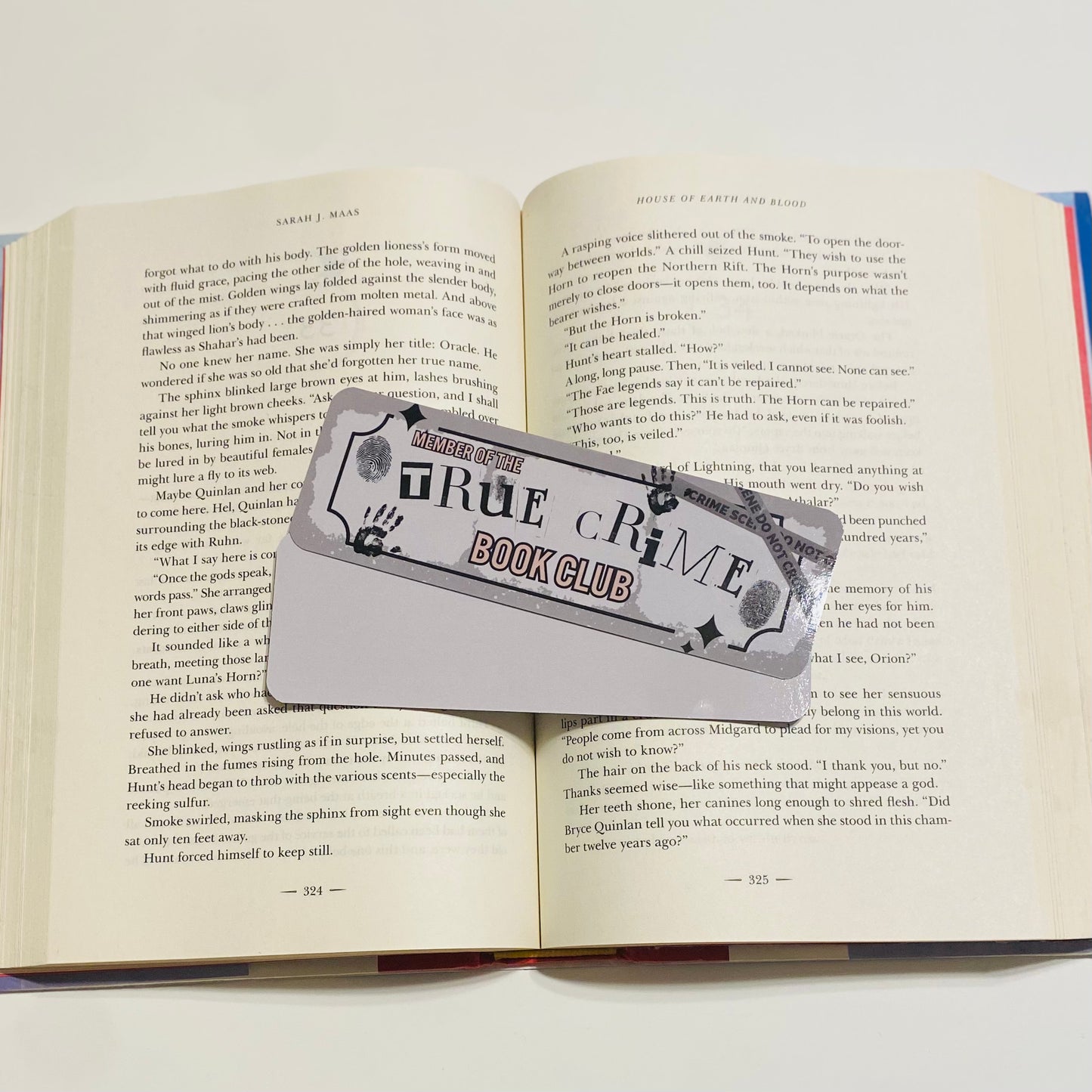 Member of the True Crime book club glossy Bookmark