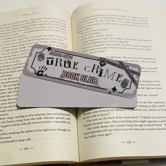 Member of the True Crime book club glossy Bookmark