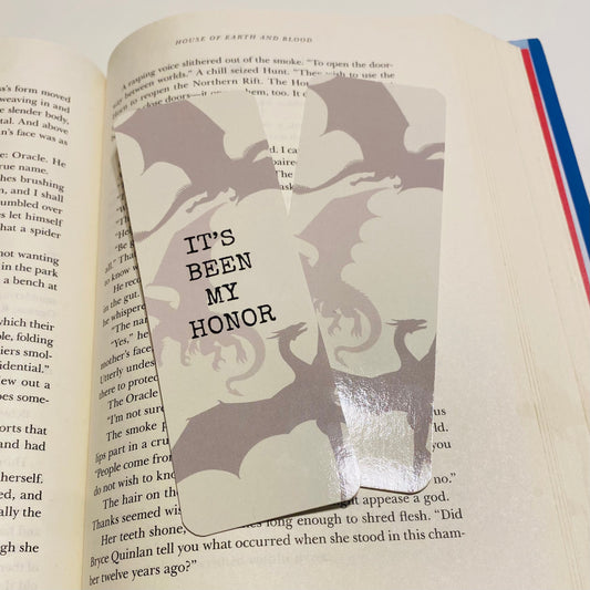 Its been my honor dragon glossy Bookmark