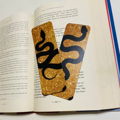 Black and gold snake Bookmark