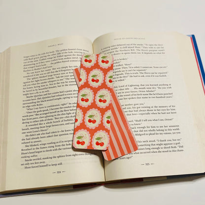 Framed Cherries glossy Bookmark