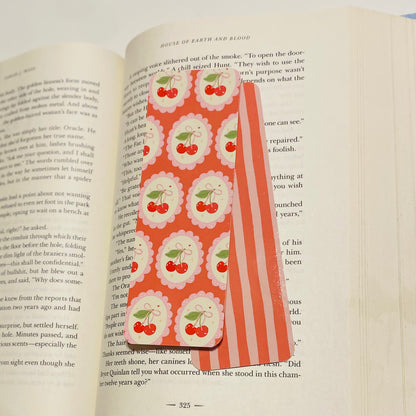 Framed Cherries glossy Bookmark