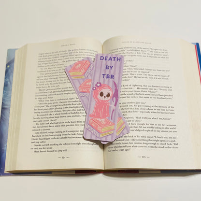 Death by TBR reaper glossy Bookmark