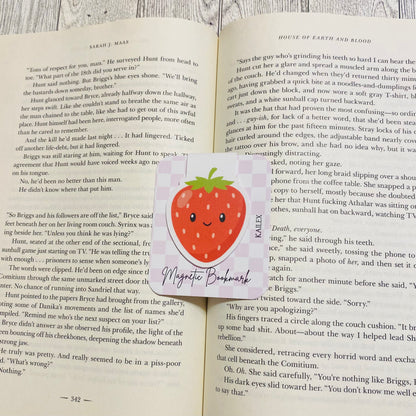 Strawberry Magnetic Bookmark