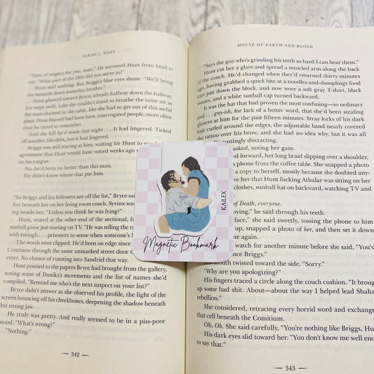Note Book inspired Lovers Magnetic Bookmark