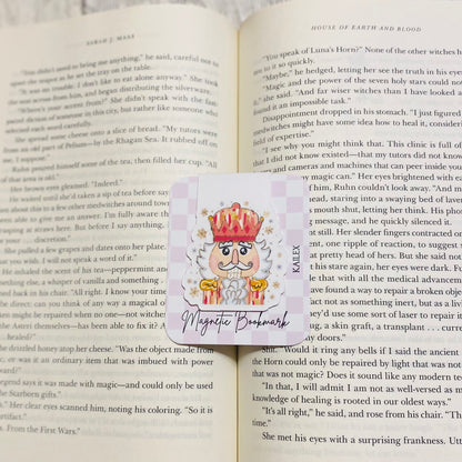 Pink Nutcracker Magnetic Bookmark