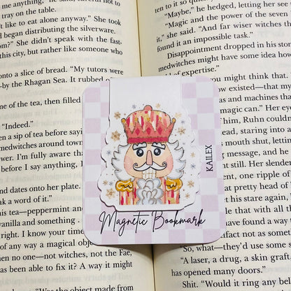Pink Nutcracker Magnetic Bookmark