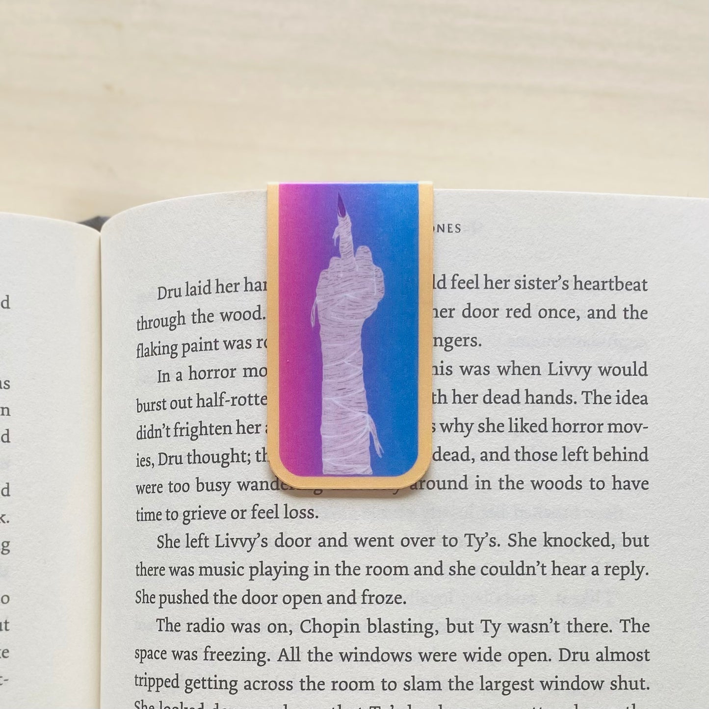 Monster Mash Finger Magnetic Bookmark
