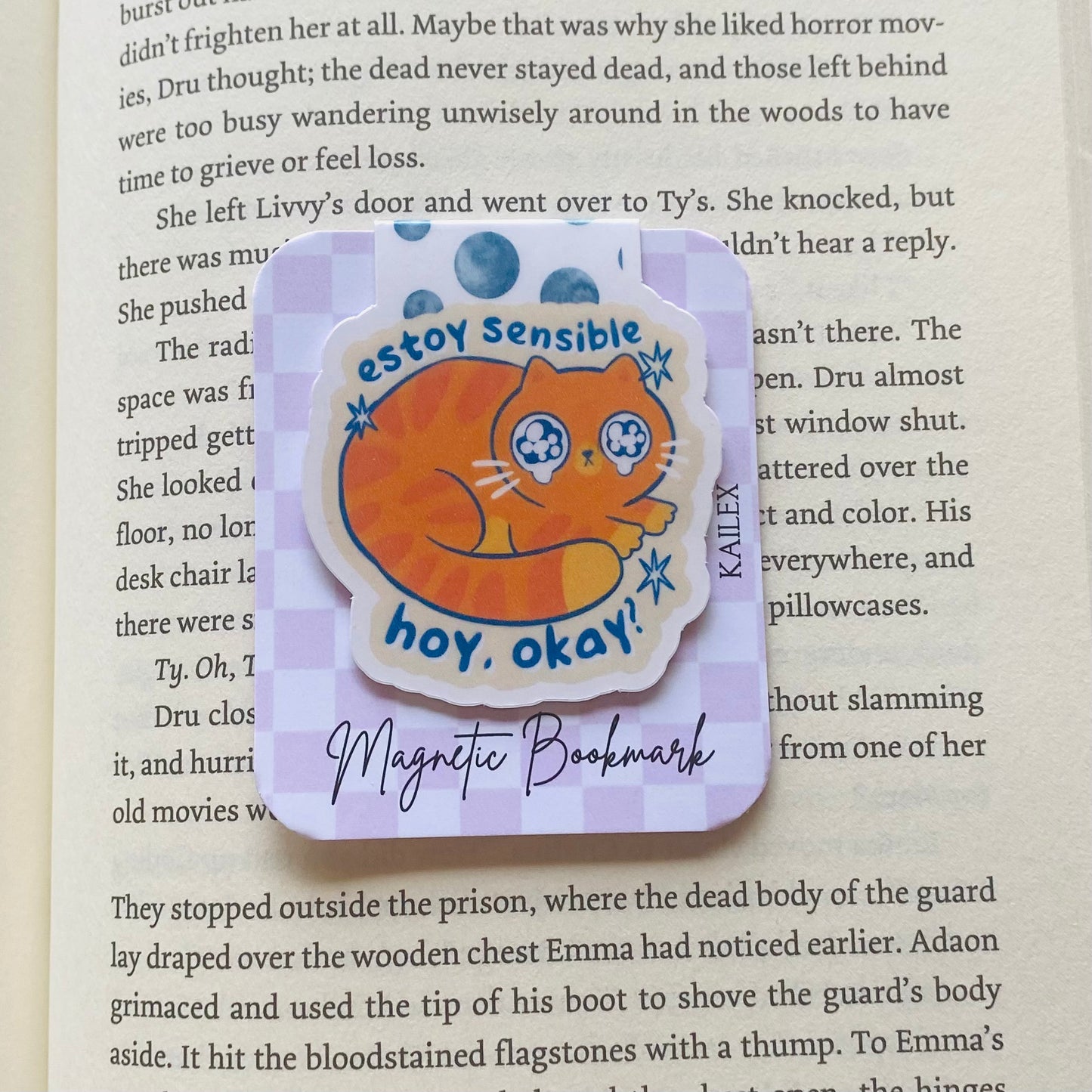 Estoy sensible hoy, okay? Magnetic Bookmark