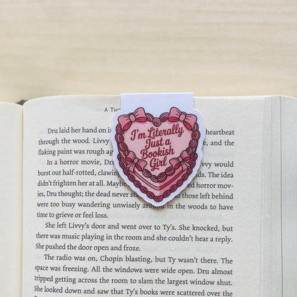 I'm literally just a bookish girl Magnetic Bookmark