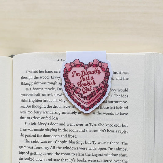 I'm literally just a bookish girl Magnetic Bookmark