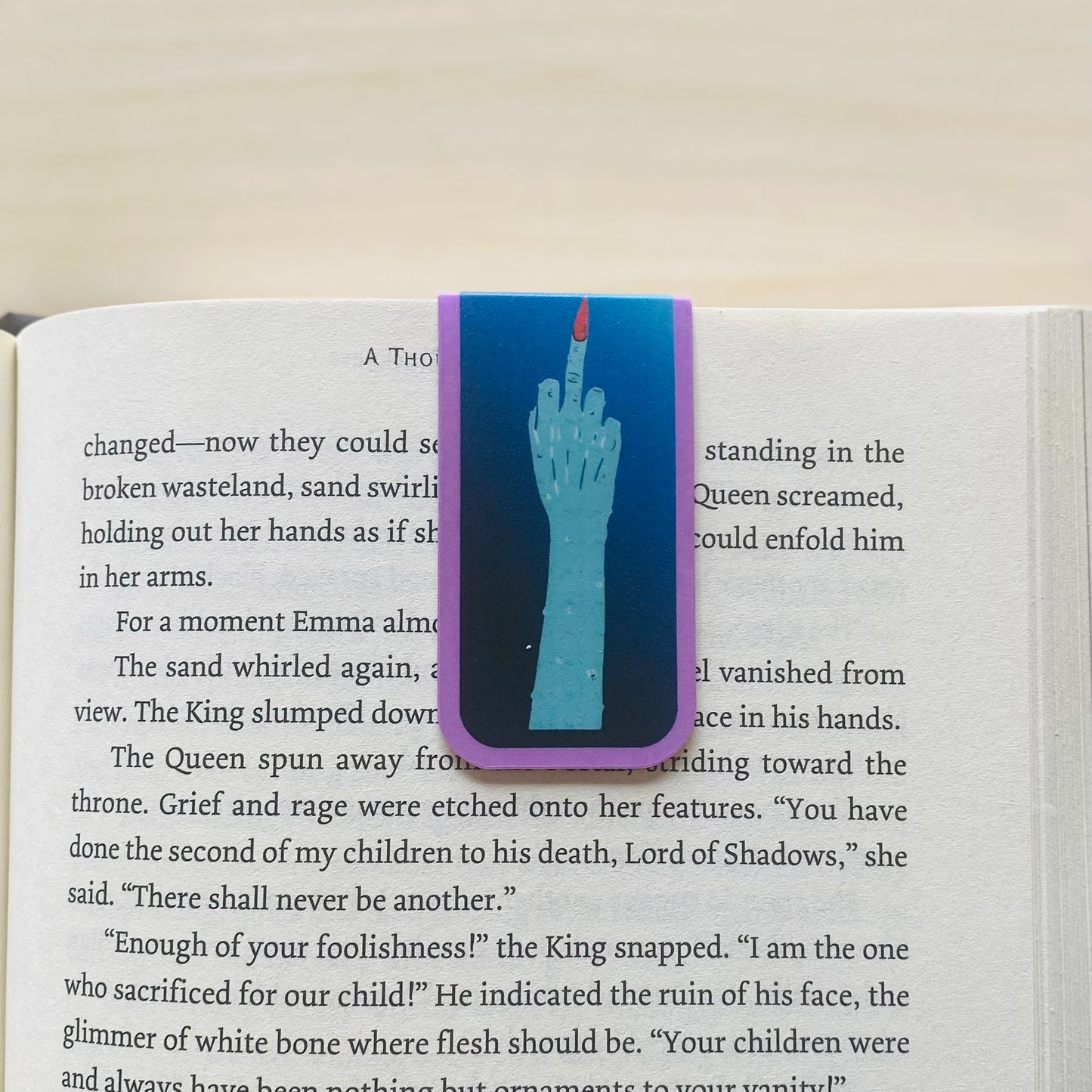 Monster Mash Finger Magnetic Bookmark