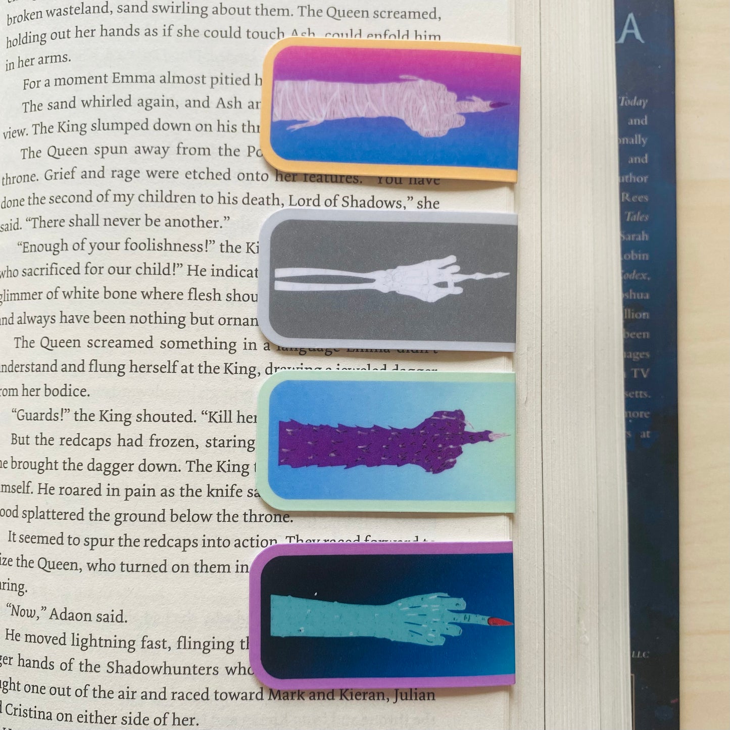 Monster Mash Finger Magnetic Bookmark