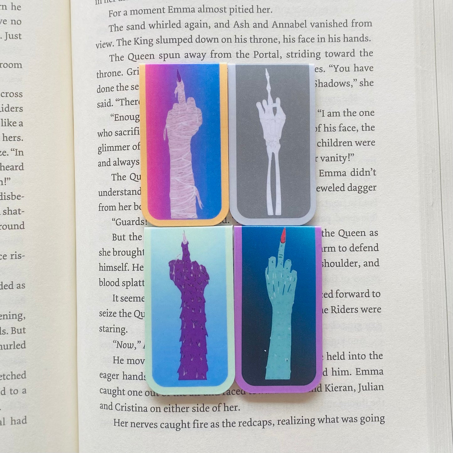 Monster Mash Finger Magnetic Bookmark