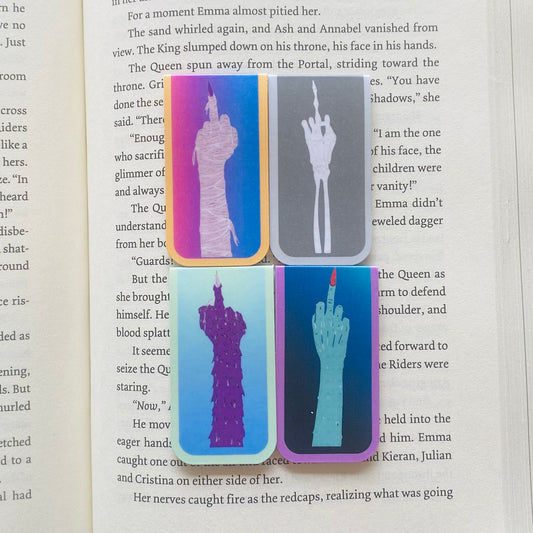 Monster Mash Finger Magnetic Bookmark