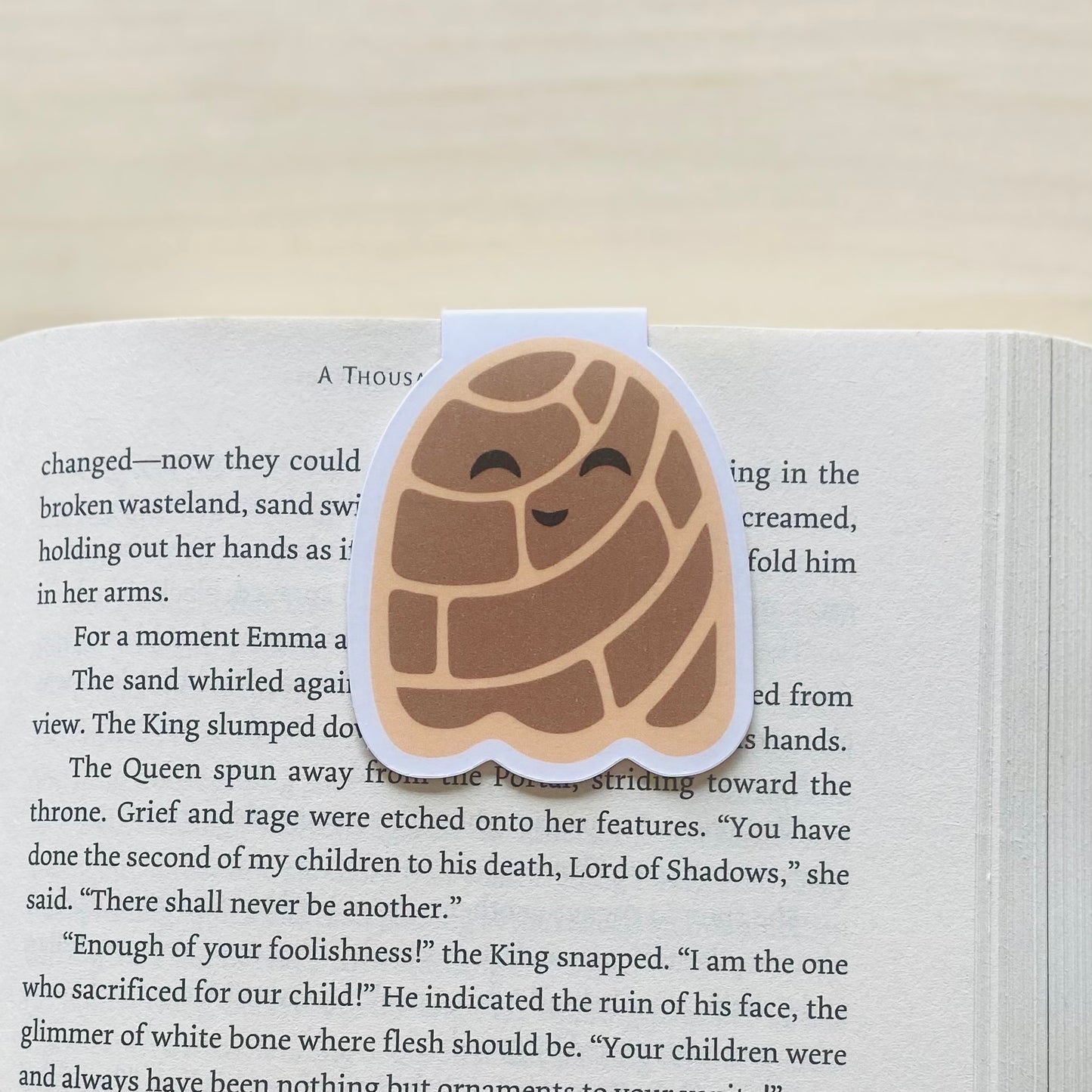 Concha Ghost Magnetic Bookmark
