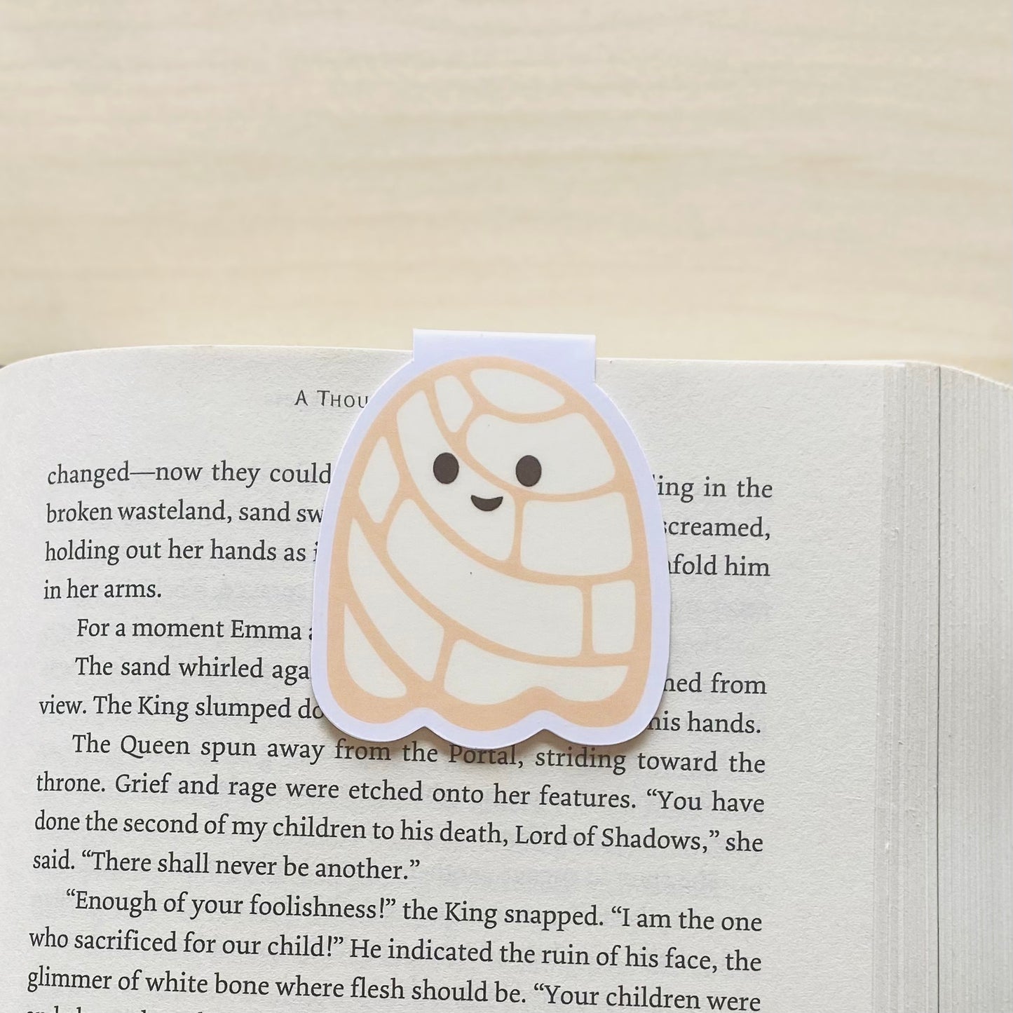 Concha Ghost Magnetic Bookmark