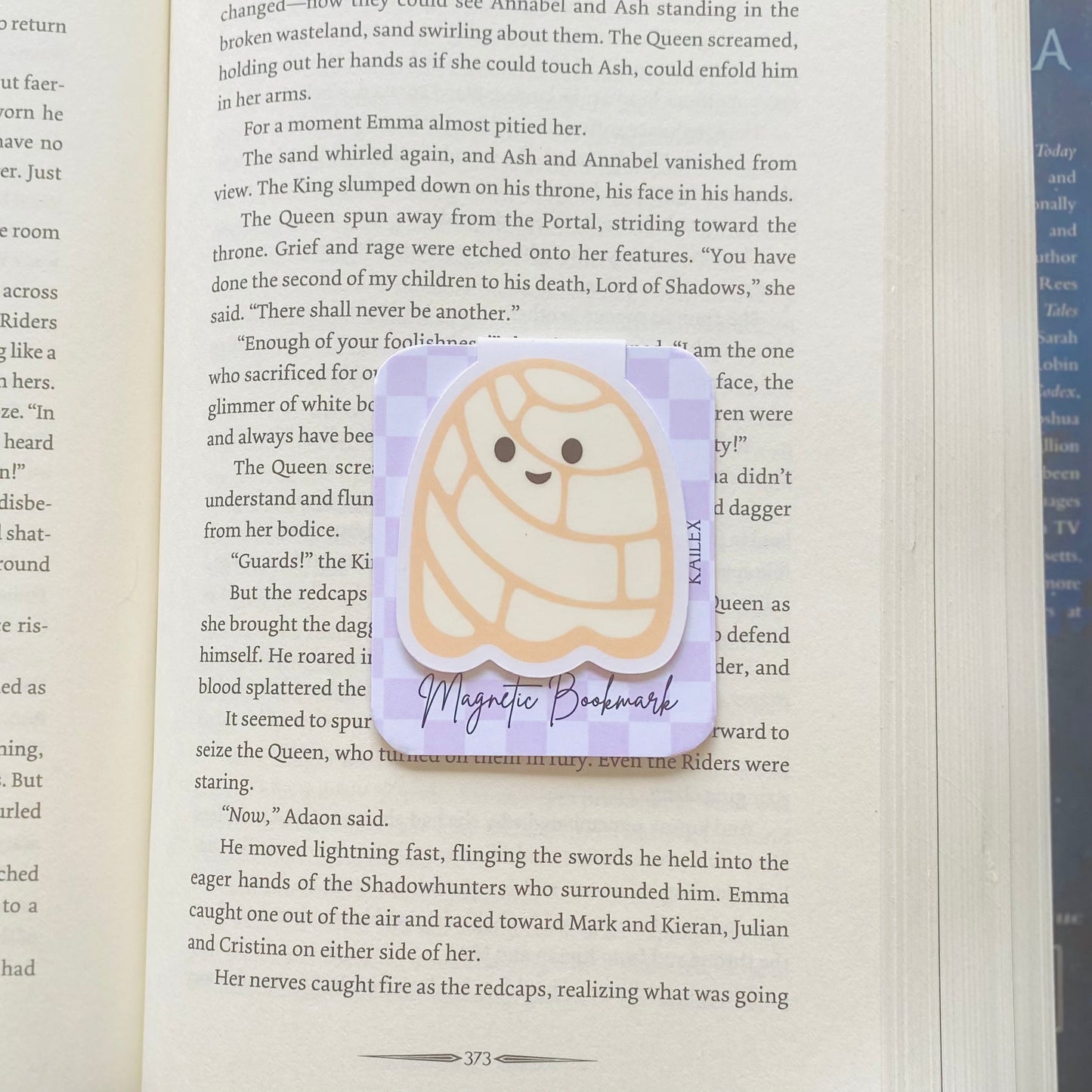 Concha Ghost Magnetic Bookmark