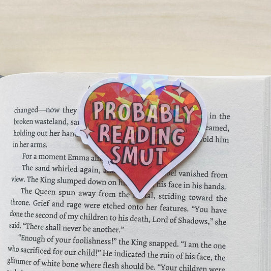 Holographic Probably reading SMUT Magnetic Bookmark