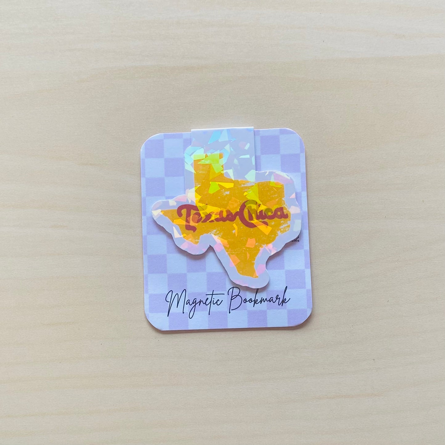 Holographic Texas Chica Magnetic Bookmark