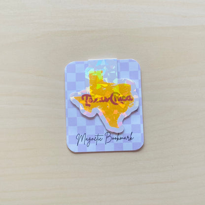 Holographic Texas Chica Magnetic Bookmark