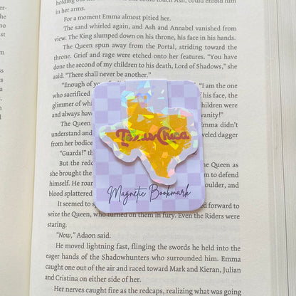 Holographic Texas Chica Magnetic Bookmark