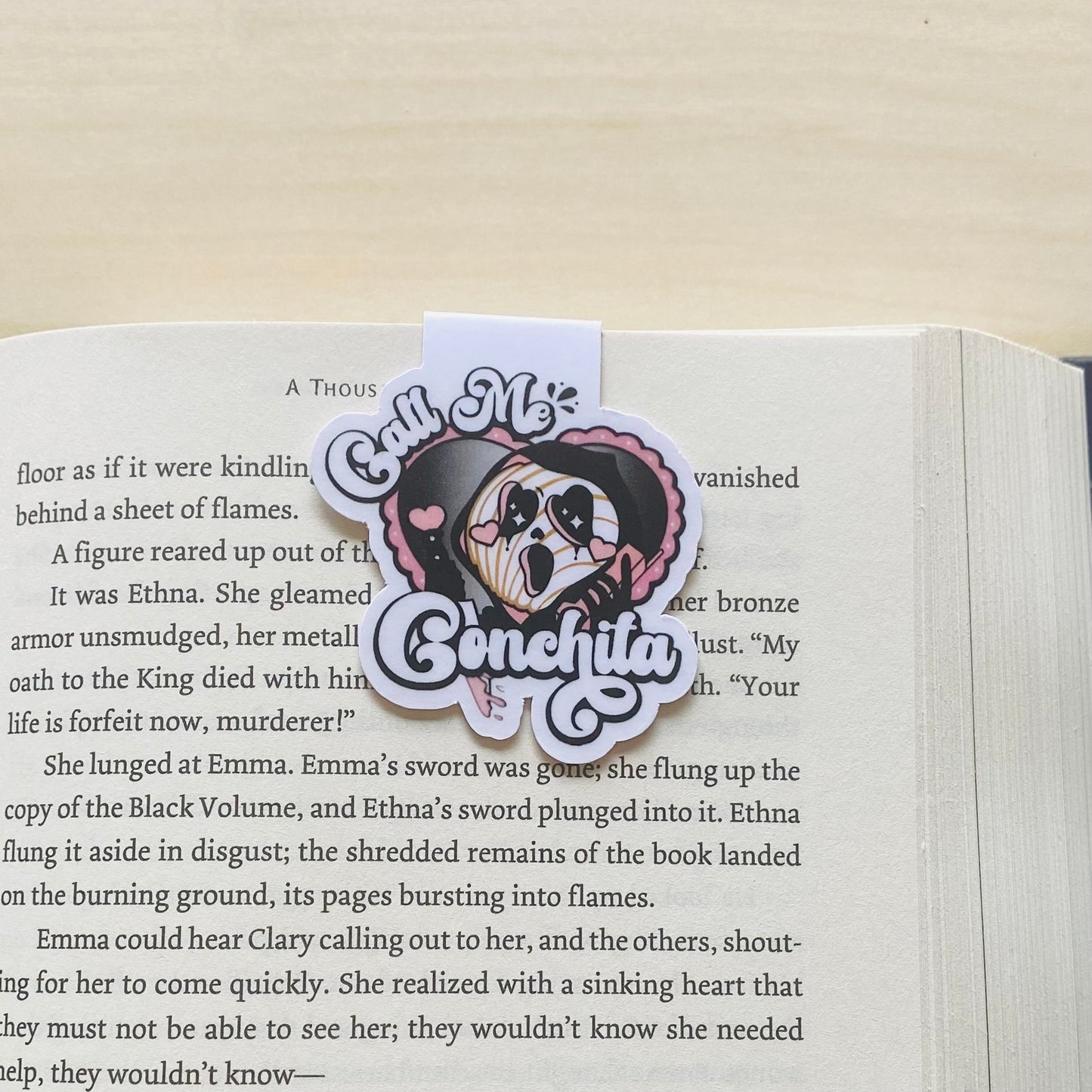 Call me Conchita heart concha Magnetic Bookmark