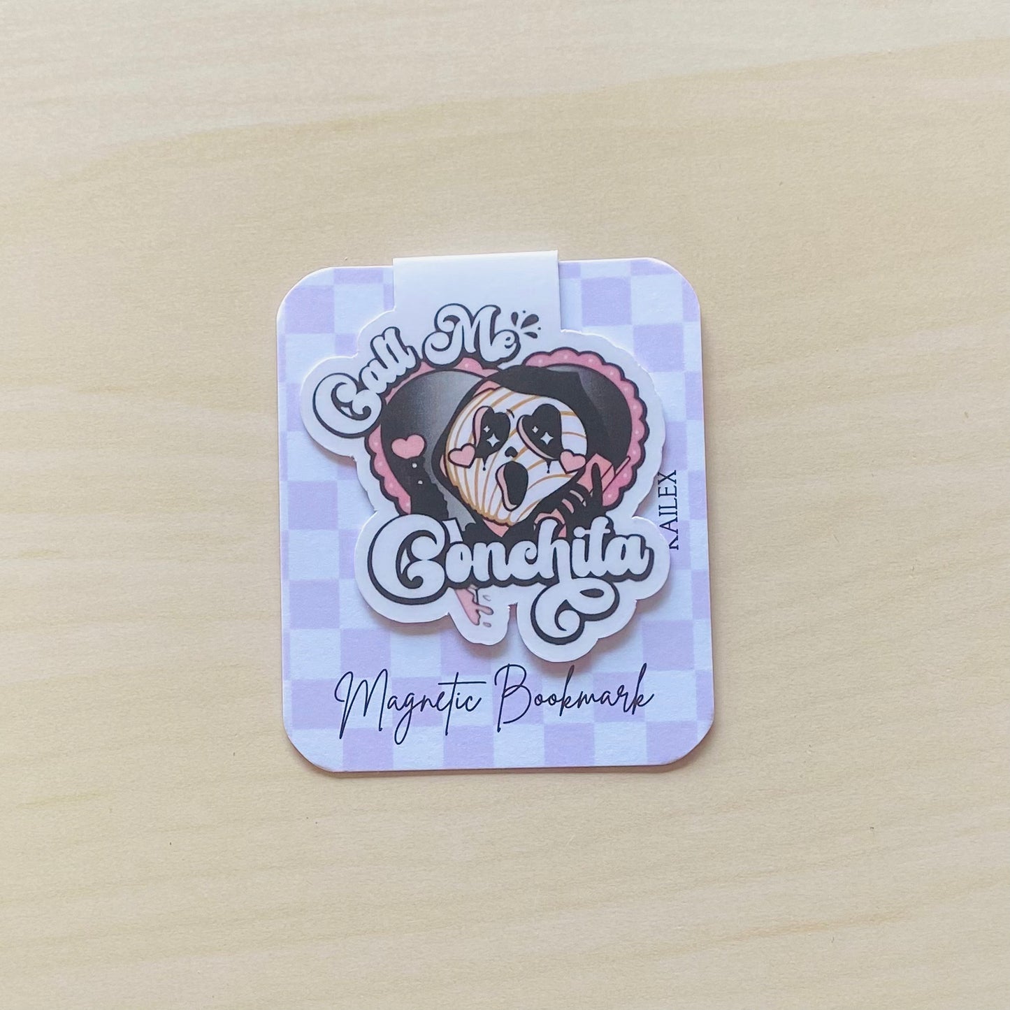 Call me Conchita heart concha Magnetic Bookmark