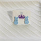 Blue Bunny Stud Earrings