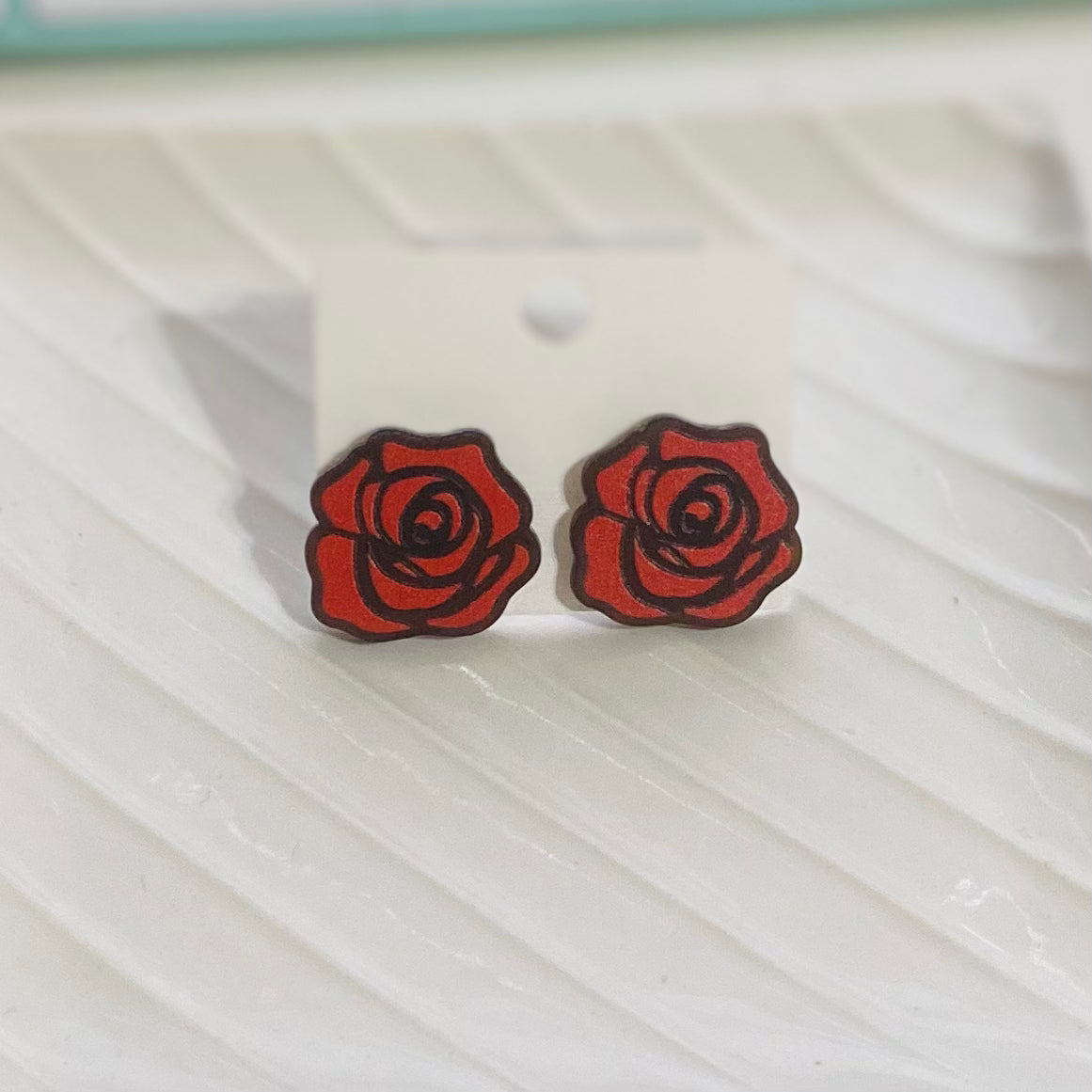 Rose Stud Earrings