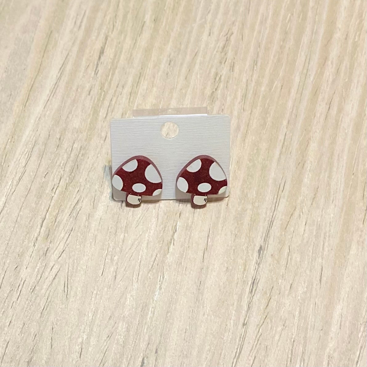 Mushroom Stud Earrings