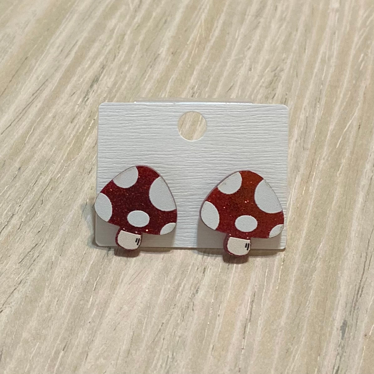 Mushroom Stud Earrings