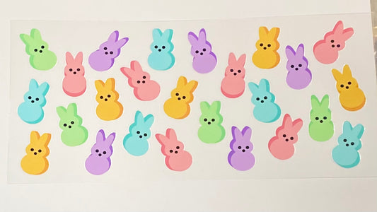 Colorful Bunnies UVDTF Wrap