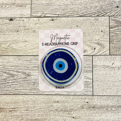 Blue Ojo, Evil eye - E-Reader, Phone, Kindle Grip for all Devices Magnetic Grip