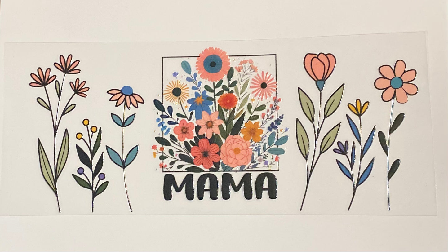 Mama Flowers UVDTF Wrap