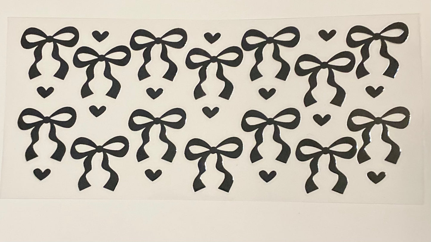 Black Bows UVDTF Wrap