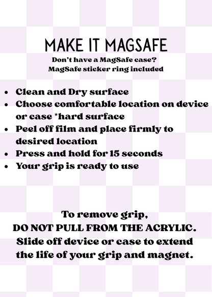 When I Die Delete My Kindle History E-Reader, Phone Grip for all Devices - Magnetic or Adhesive